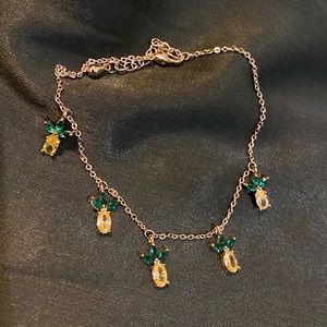 14k Gold plated pineapple bracelet